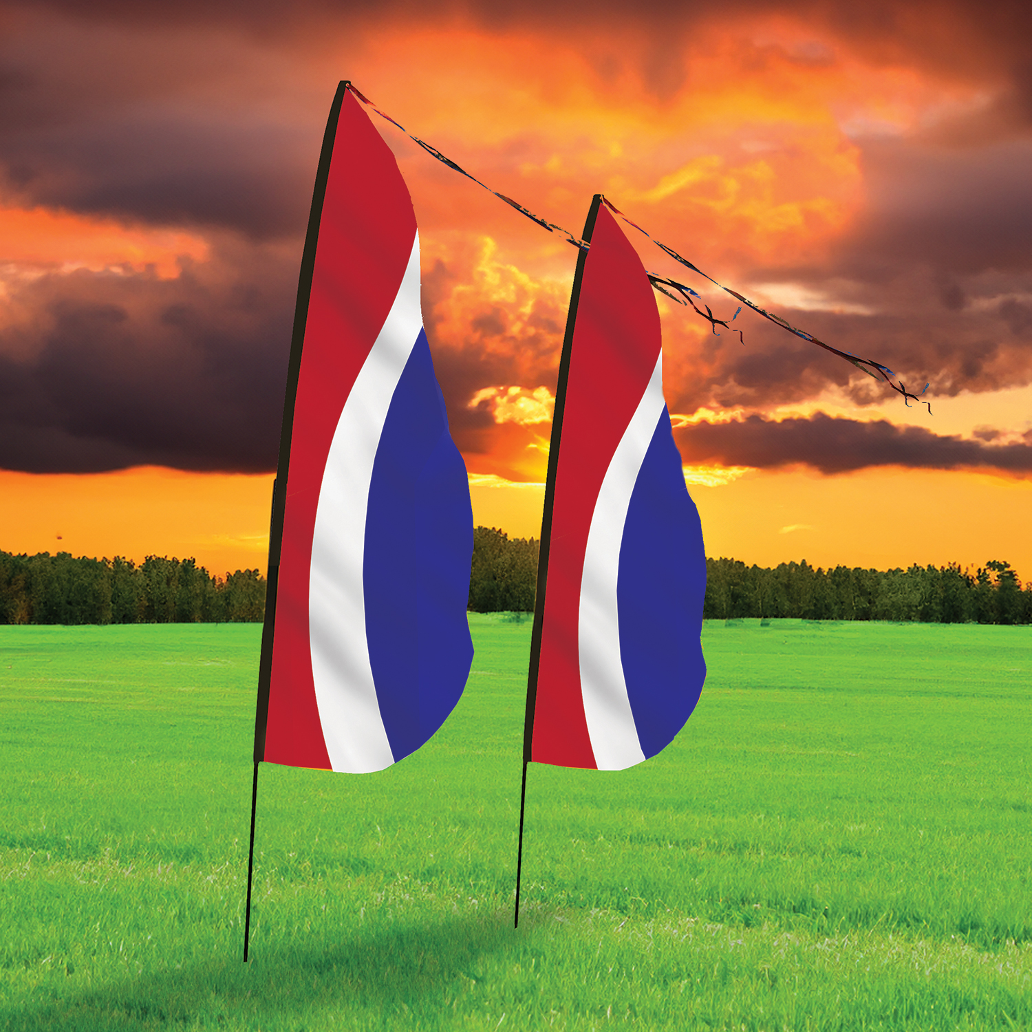 Feather Dancer Decorative Flag Kit